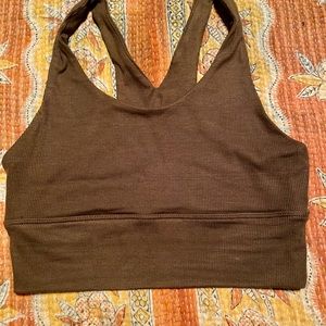 Varsity tank bra GREEN XS